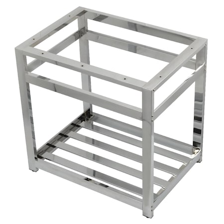Fauceture VSP3122A1 Kingston Commercial 31" X 22" Steel Console Sink Base, Chrome VSP3122A1